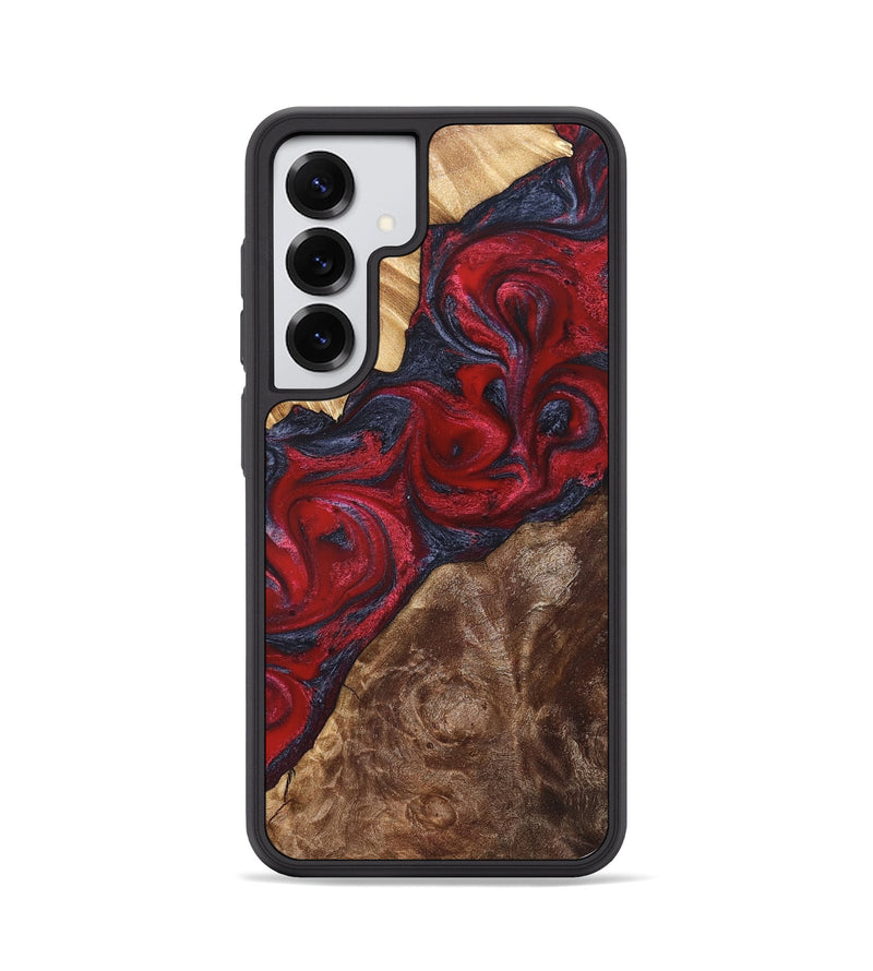 Galaxy S25 Wood Phone Case - Kirby (Red, 822121)