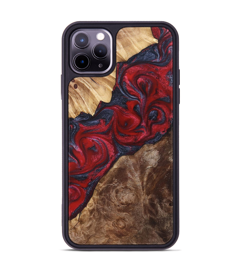 iPhone 11 Pro Max Wood Phone Case - Kirby (Red, 822121)