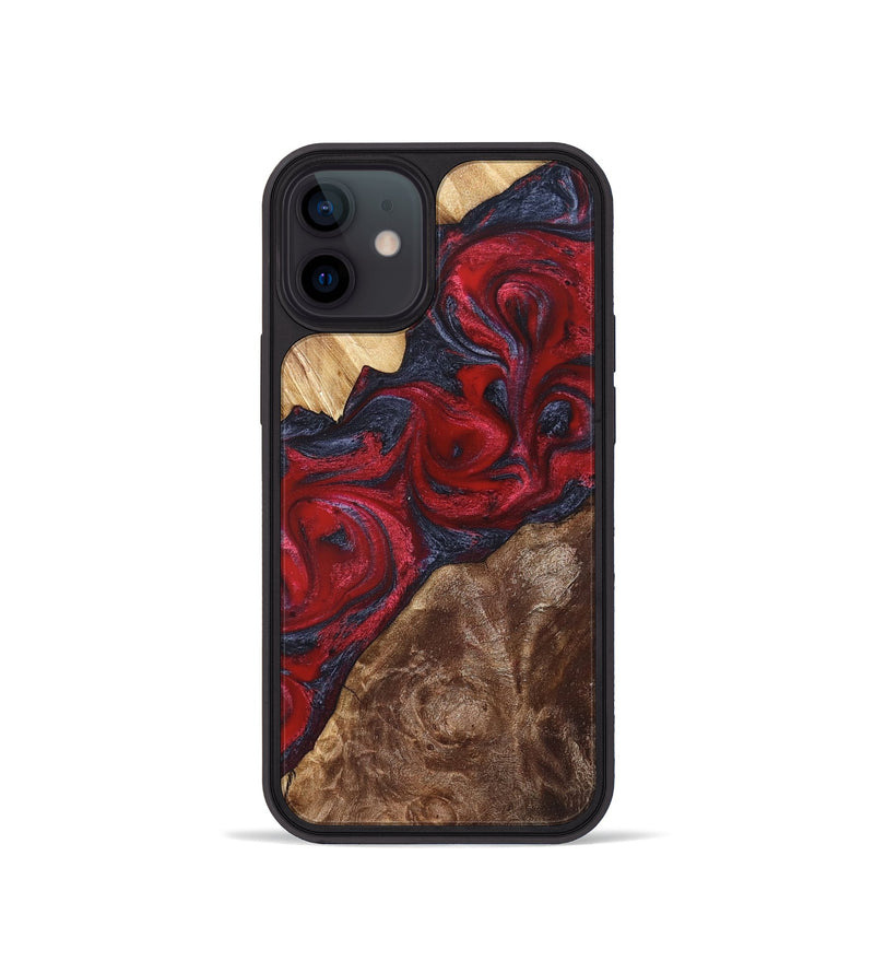 iPhone 12 mini Wood Phone Case - Kirby (Red, 822121)