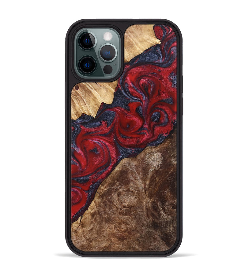 iPhone 12 Pro Max Wood Phone Case - Kirby (Red, 822121)