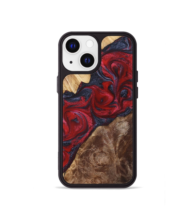 iPhone 13 mini Wood Phone Case - Kirby (Red, 822121)