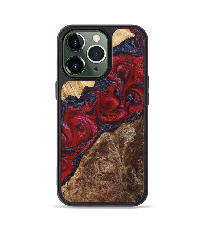 iPhone 13 Pro Wood Phone Case - Kirby (Red, 822121)