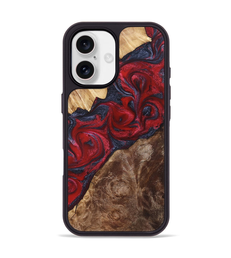 iPhone 17 Wood Phone Case - Kirby (Red, 822121)