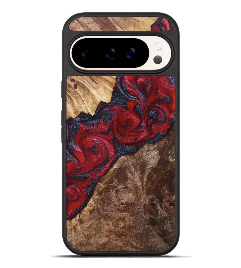 Pixel 9 Pro XL Wood Phone Case - Kirby (Red, 822121)