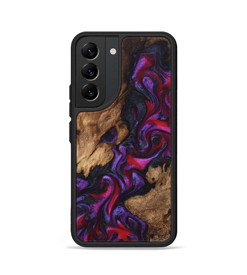 Galaxy S22 Wood Phone Case - Kailee (Purple, 822122)
