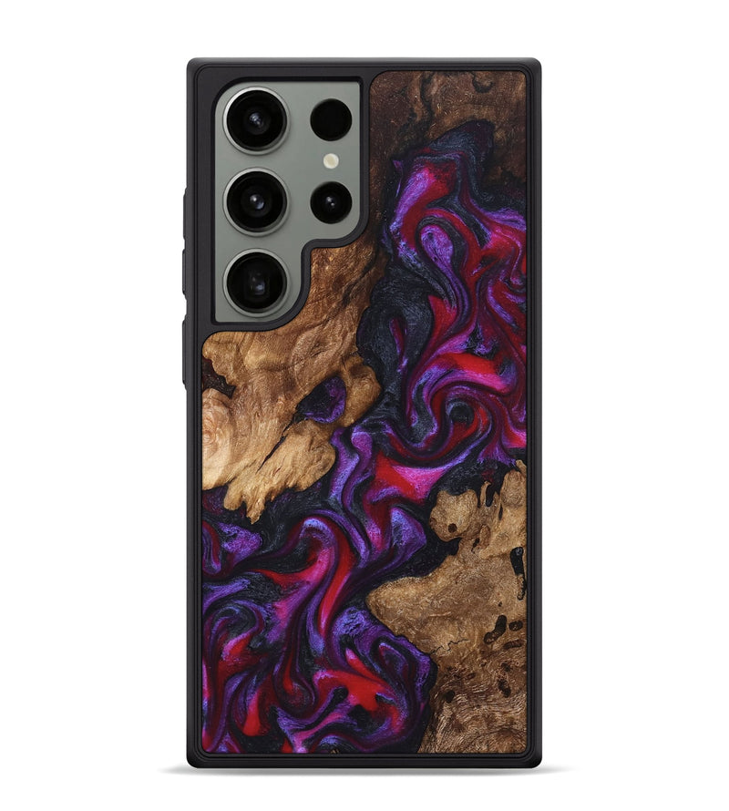 Galaxy S24 Ultra Wood Phone Case - Kailee (Purple, 822122)