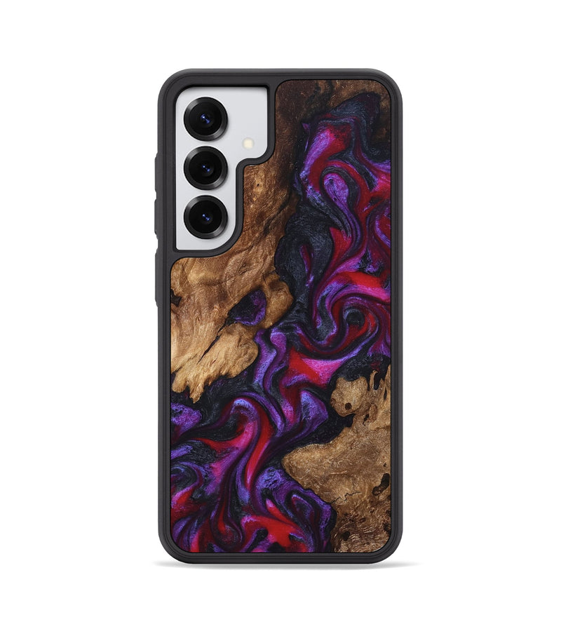 Galaxy S25 Wood Phone Case - Kailee (Purple, 822122)