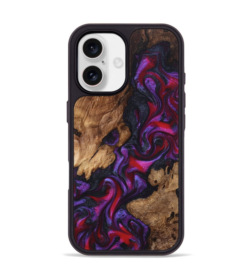 iPhone 17 Wood Phone Case - Kailee (Purple, 822122)