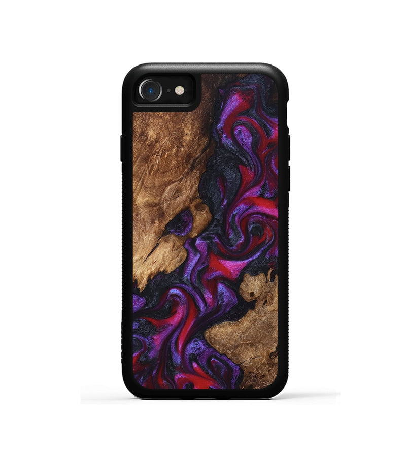 iPhone SE Wood Phone Case - Kailee (Purple, 822122)