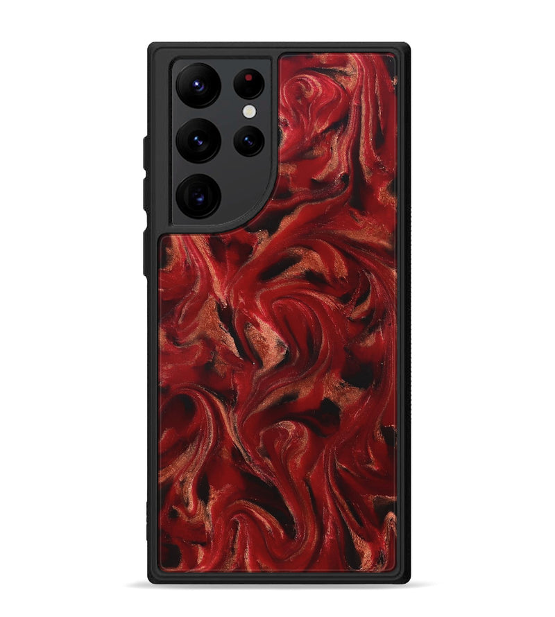Galaxy S22 Ultra ResinArt Phone Case - Margot (Red, 822123)