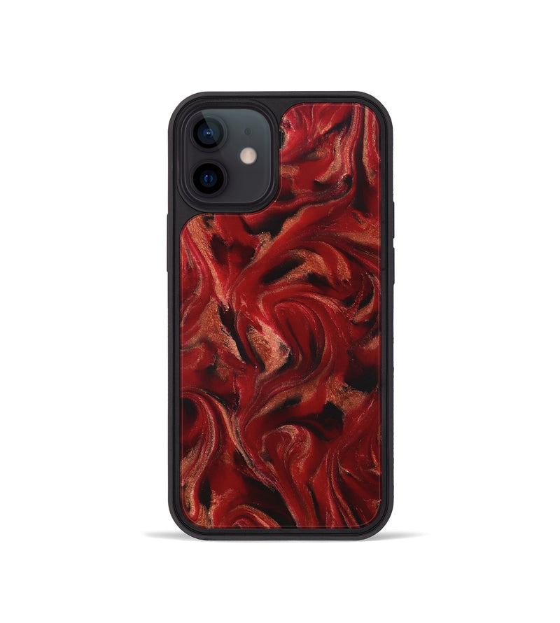 iPhone 12 mini ResinArt Phone Case - Margot (Red, 822123)