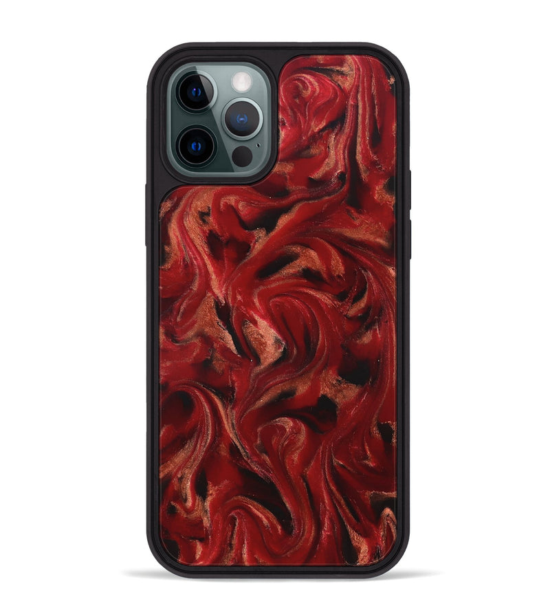 iPhone 12 Pro Max ResinArt Phone Case - Margot (Red, 822123)