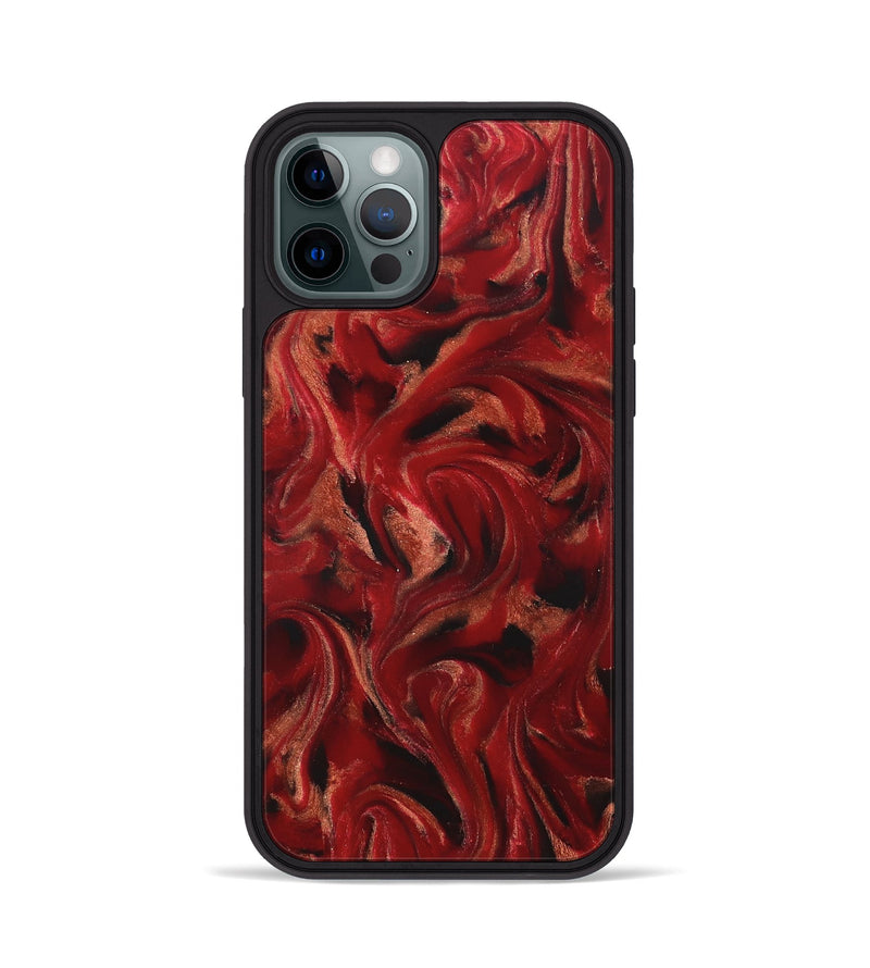 iPhone 12 Pro ResinArt Phone Case - Margot (Red, 822123)