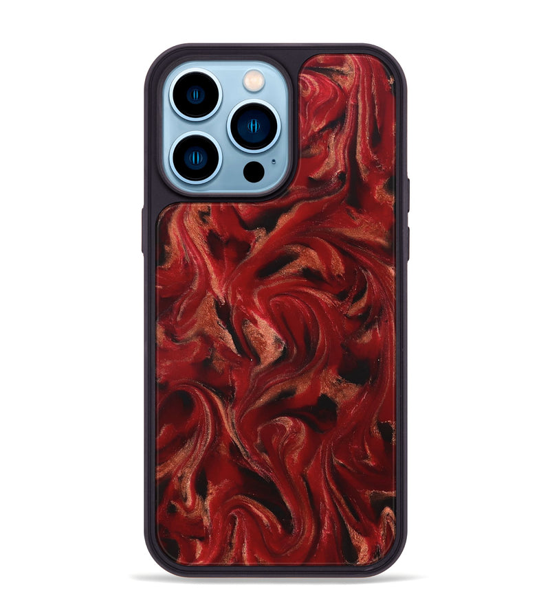 iPhone 14 Pro Max ResinArt Phone Case - Margot (Red, 822123)