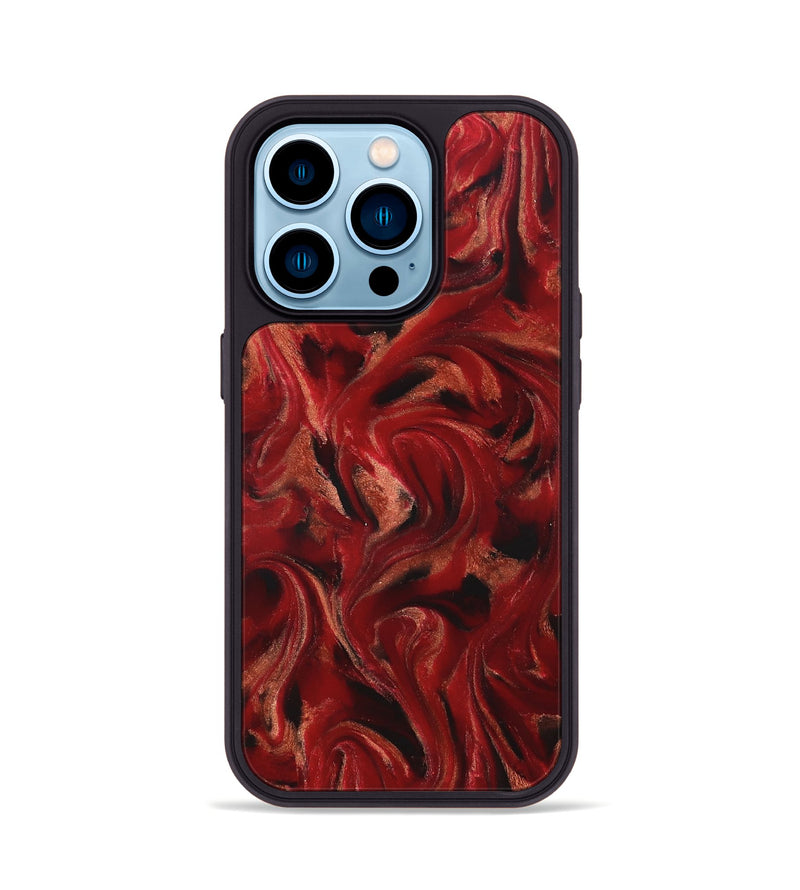 iPhone 14 Pro ResinArt Phone Case - Margot (Red, 822123)