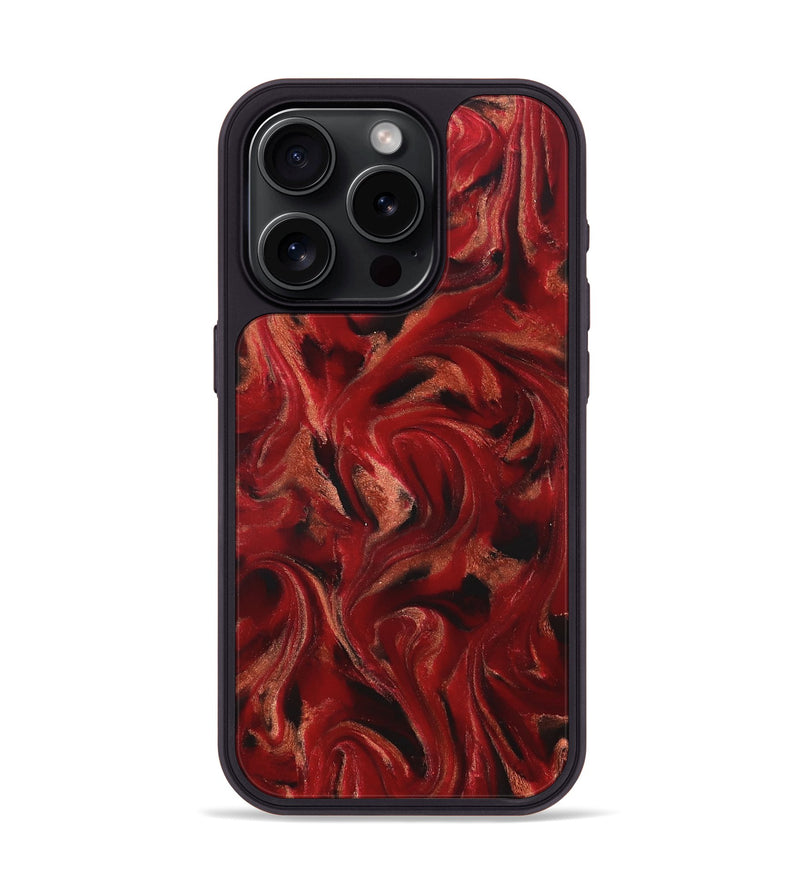 iPhone 15 Pro ResinArt Phone Case - Margot (Red, 822123)