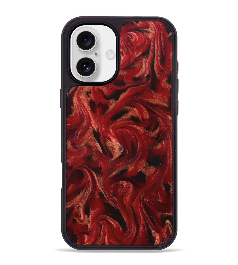 iPhone 16 Plus ResinArt Phone Case - Margot (Red, 822123)