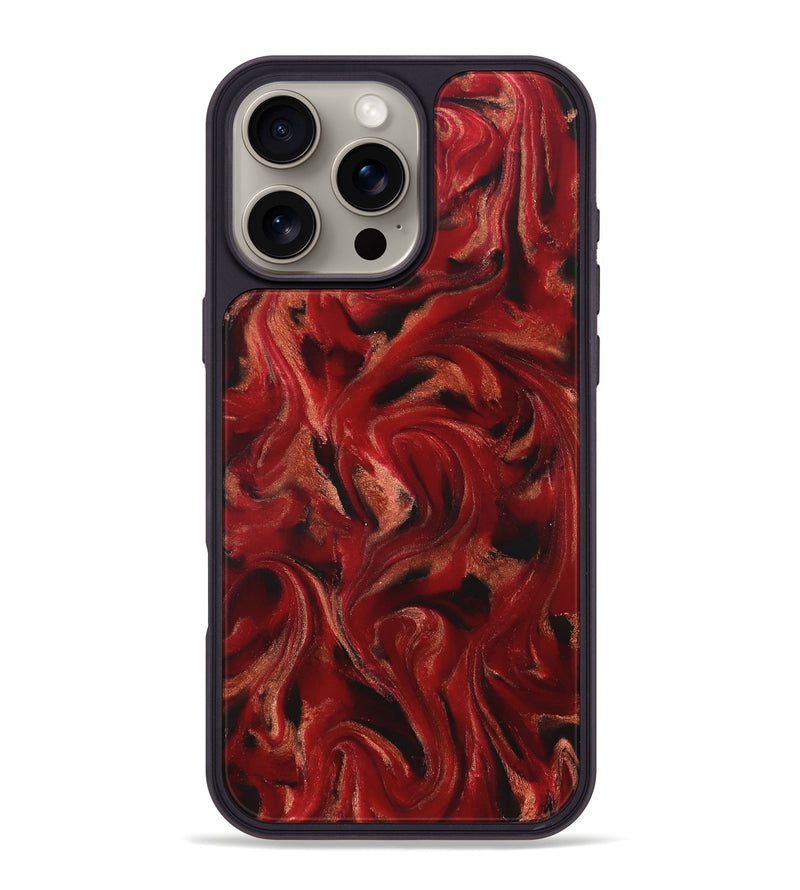 iPhone 16 Pro Max ResinArt Phone Case - Margot (Red, 822123)