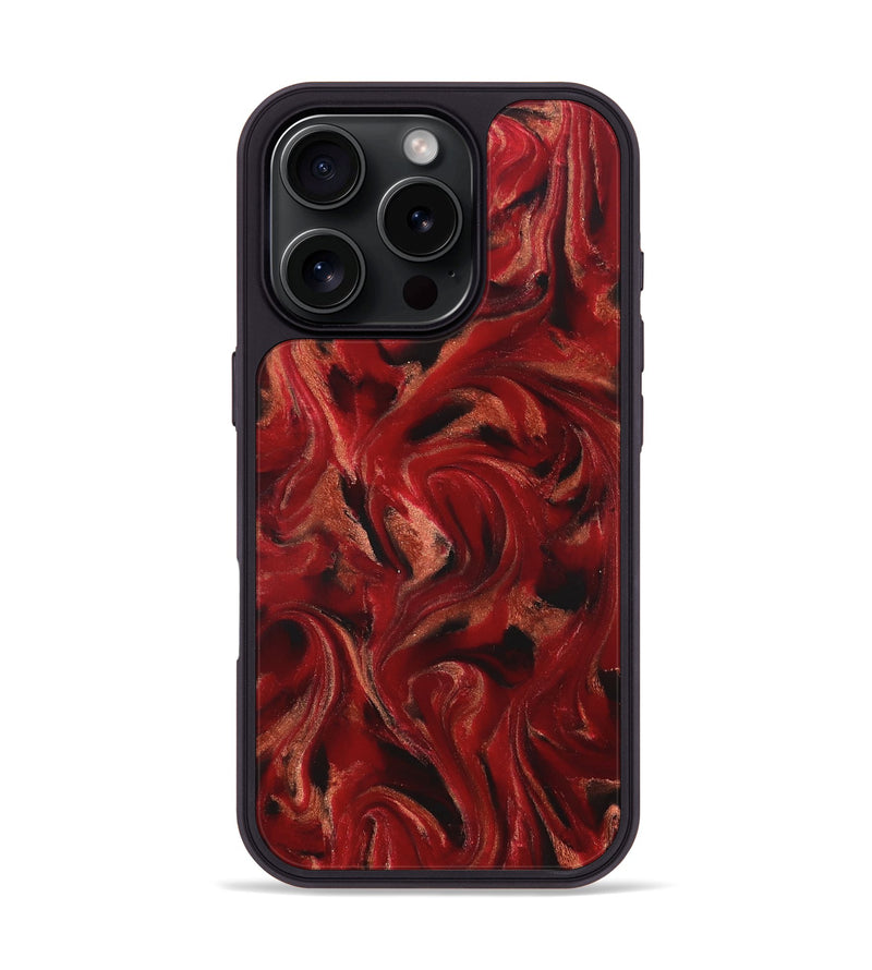 iPhone 16 Pro ResinArt Phone Case - Margot (Red, 822123)