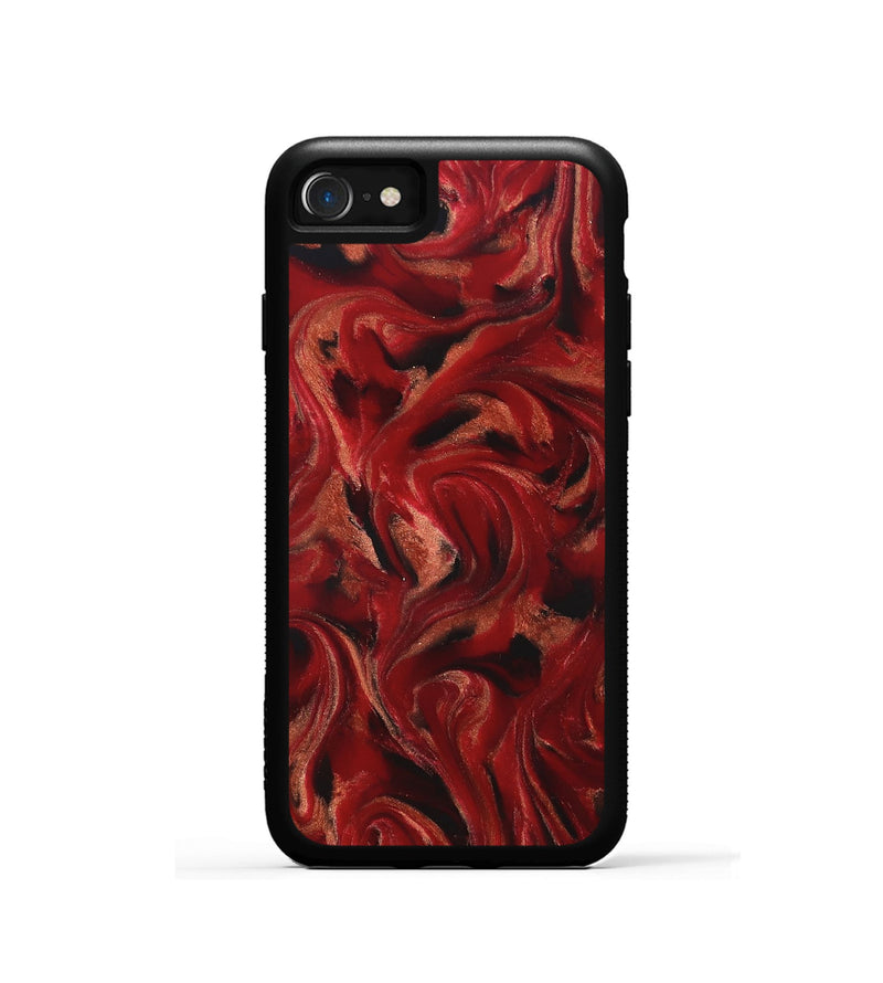 iPhone SE ResinArt Phone Case - Margot (Red, 822123)