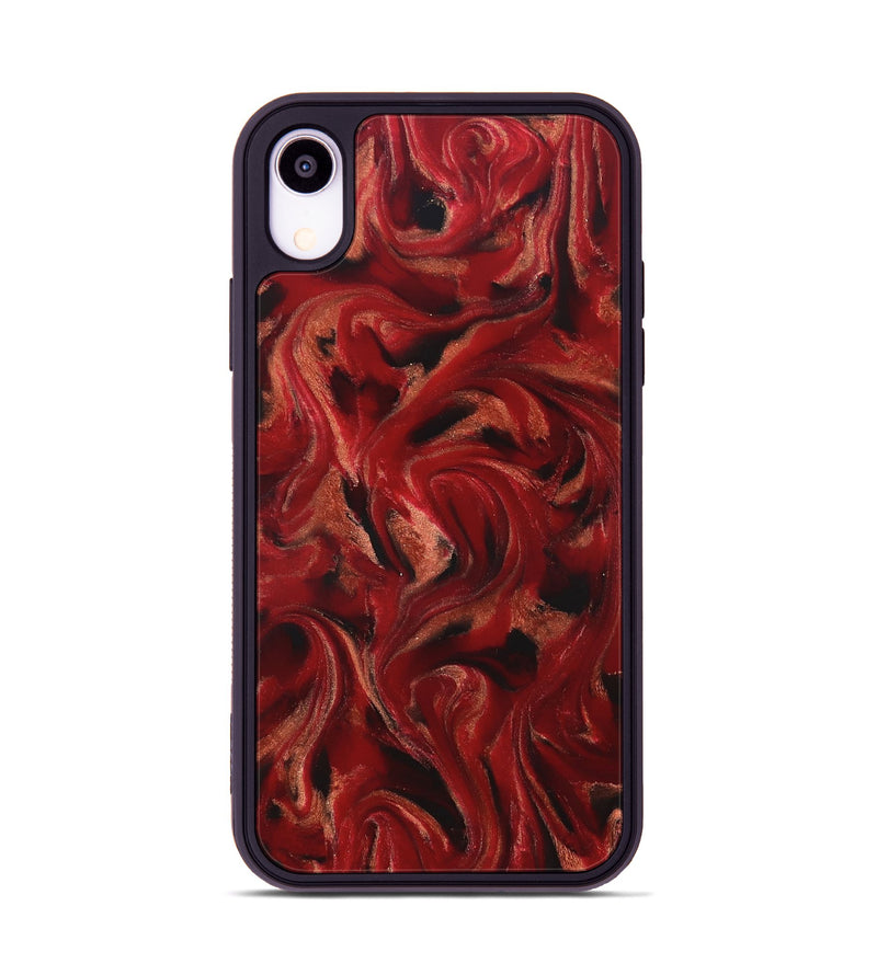 iPhone Xr ResinArt Phone Case - Margot (Red, 822123)