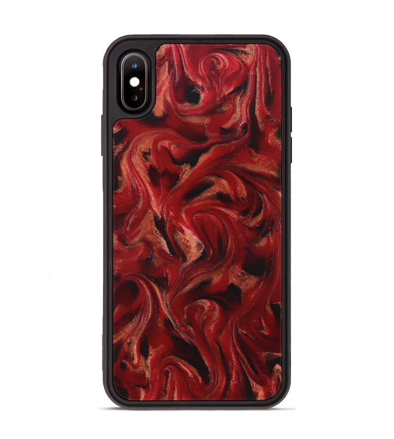 iPhone Xs Max ResinArt Phone Case - Margot (Red, 822123)