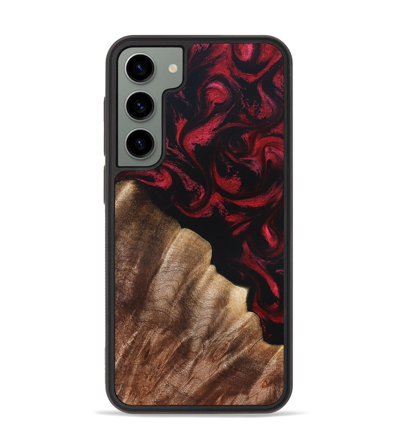 Galaxy S23 Plus Wood Phone Case - Meda (Red, 822124)