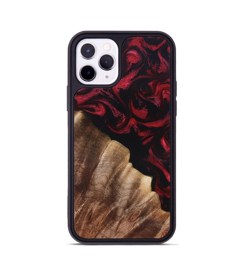 iPhone 11 Pro Wood Phone Case - Meda (Red, 822124)