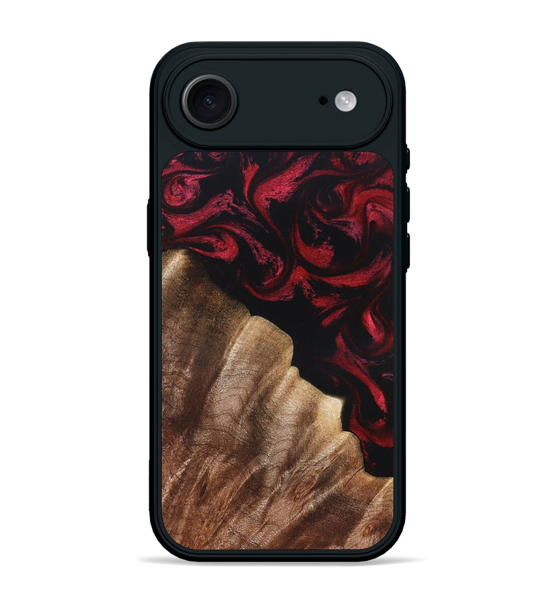 iPhone 17 Air Wood Phone Case - Meda (Red, 822124)