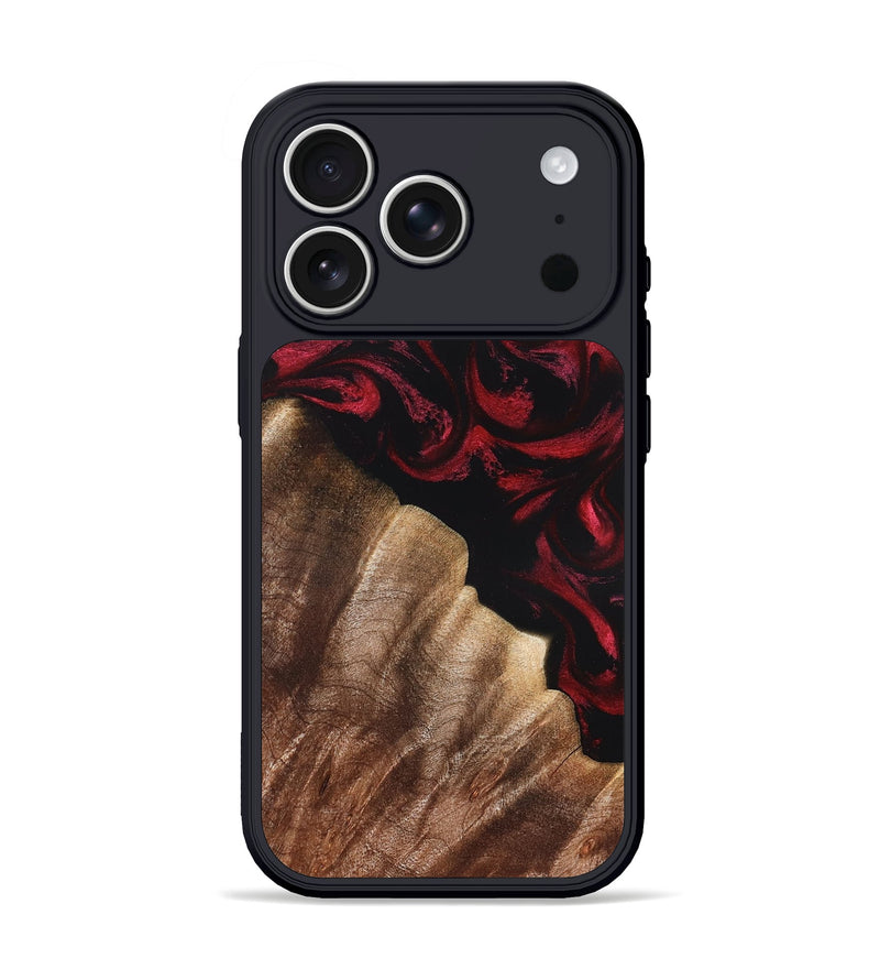 iPhone 17 Pro Wood Phone Case - Meda (Red, 822124)
