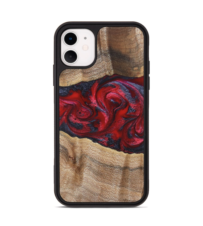 iPhone 11 Wood Phone Case - Siobhan (Red, 822125)