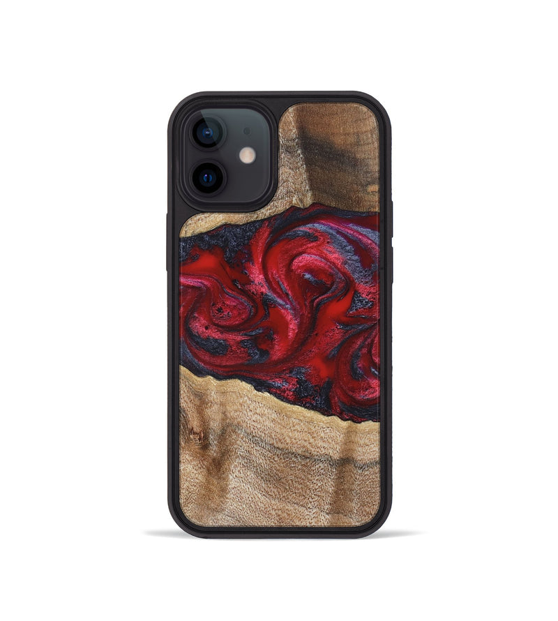 iPhone 12 mini Wood Phone Case - Siobhan (Red, 822125)