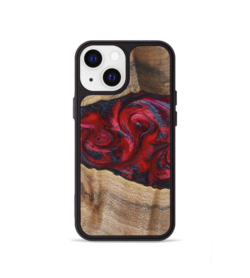 iPhone 13 mini Wood Phone Case - Siobhan (Red, 822125)