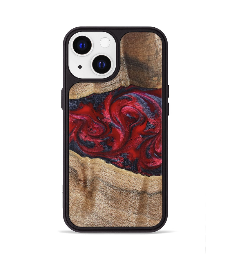 iPhone 13 Wood Phone Case - Siobhan (Red, 822125)