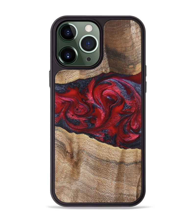 iPhone 13 Pro Max Wood Phone Case - Siobhan (Red, 822125)