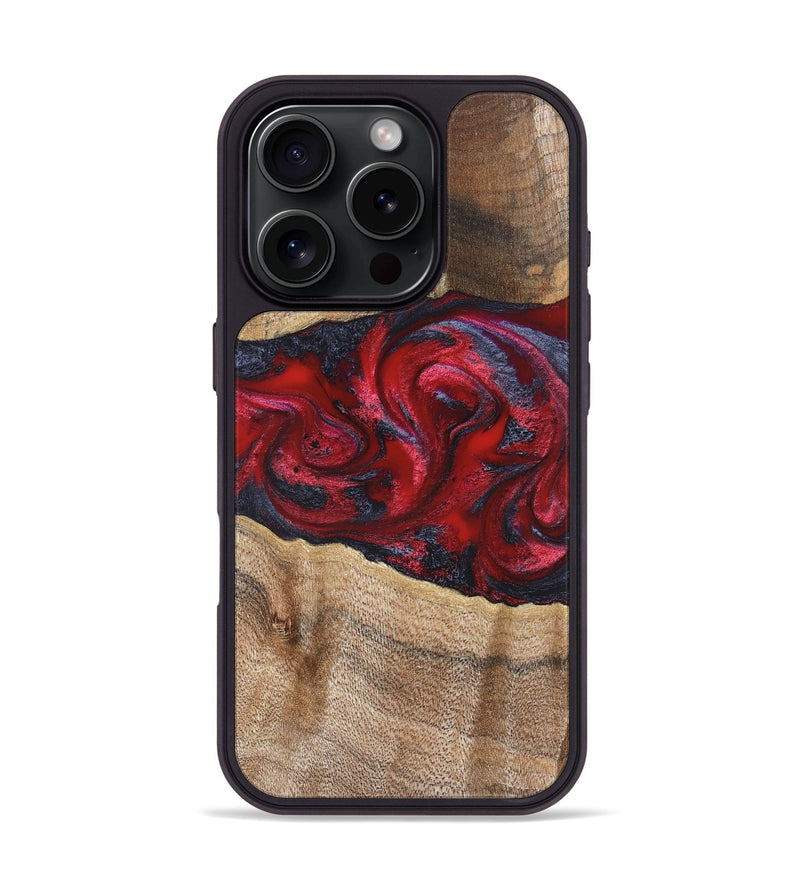 iPhone 16 Pro Wood Phone Case - Siobhan (Red, 822125)