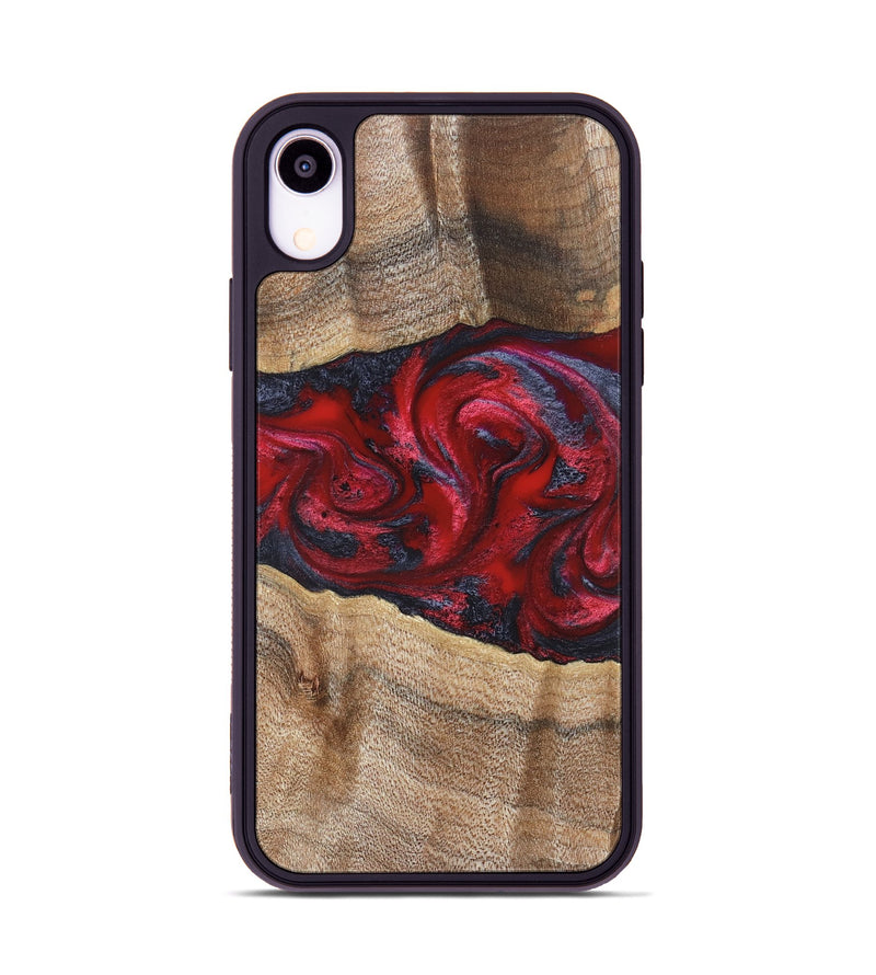 iPhone Xr Wood Phone Case - Siobhan (Red, 822125)
