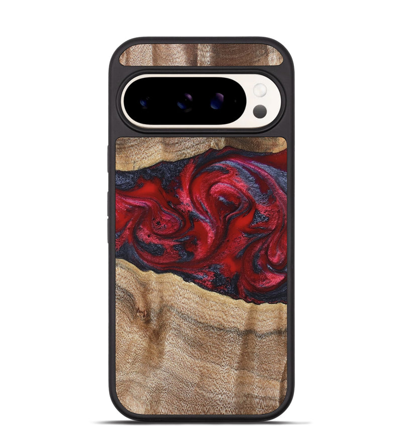 Pixel 9 Pro Wood Phone Case - Siobhan (Red, 822125)