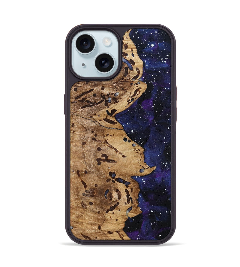 iPhone 15 Wood Phone Case - Braeden (Cosmos, 822127)