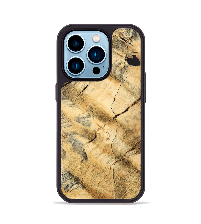 iPhone 14 Pro Wood Phone Case - Gay (Wood Burl, 822129)