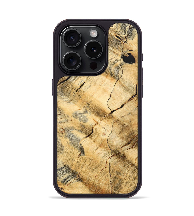 iPhone 15 Pro Wood Phone Case - Gay (Wood Burl, 822129)