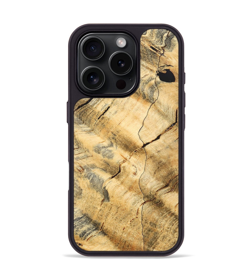 iPhone 16 Pro Wood Phone Case - Gay (Wood Burl, 822129)