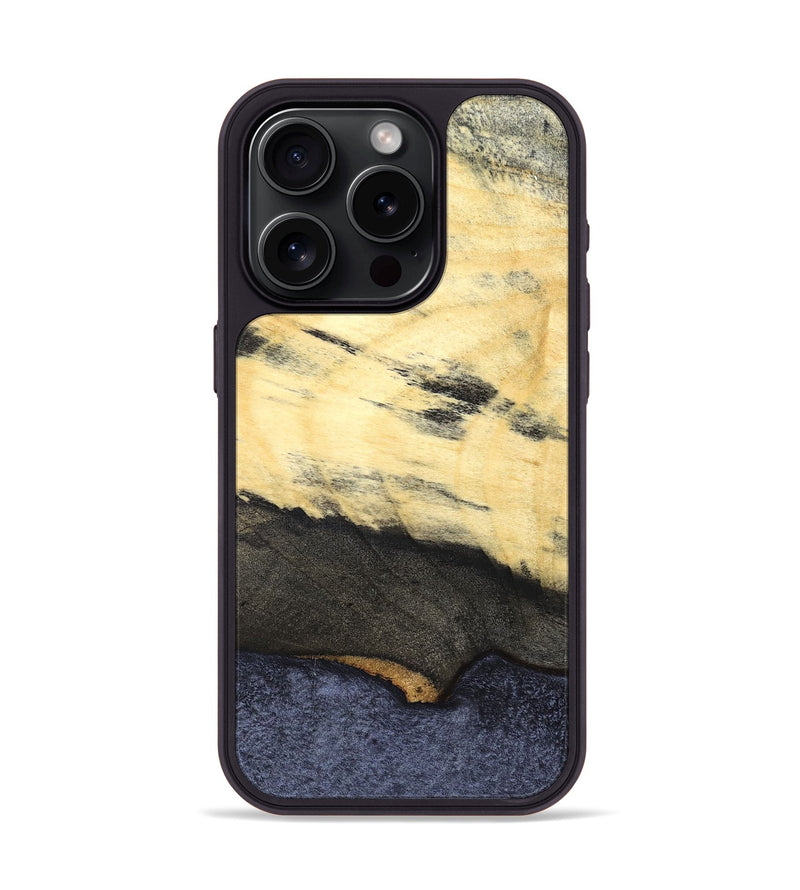 iPhone 15 Pro Wood Phone Case - Irwin (Wood Burl, 822131)