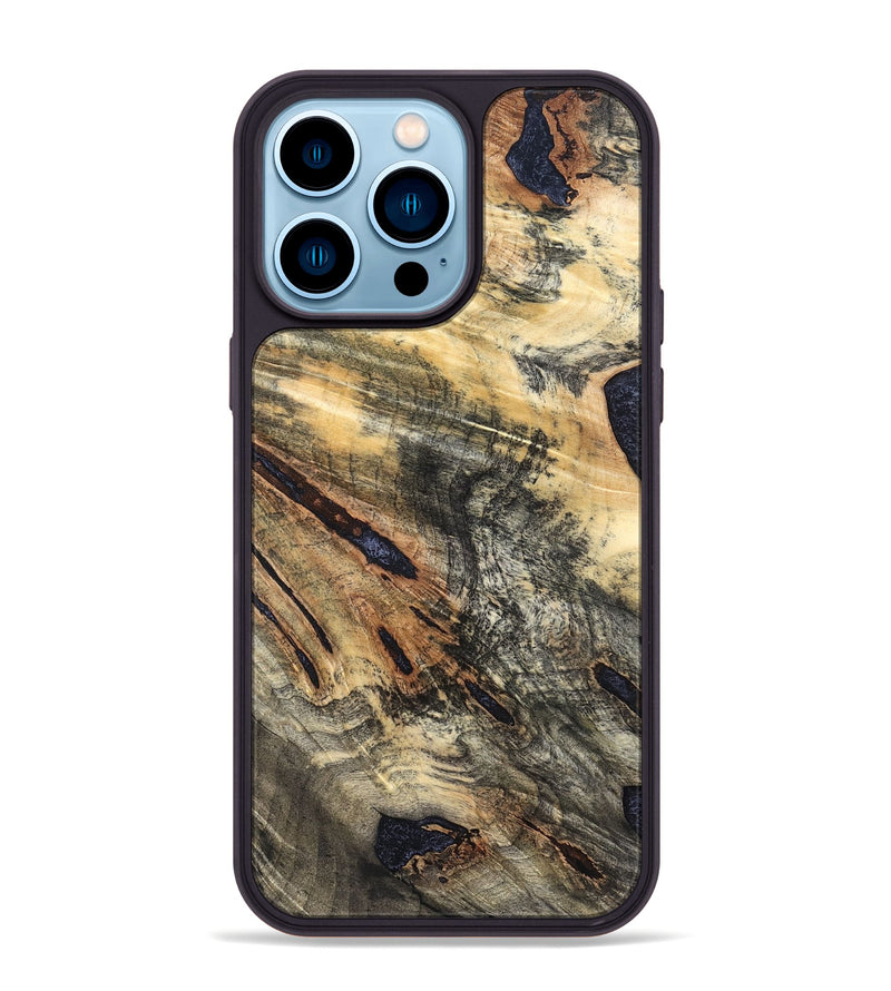 iPhone 14 Pro Max Wood Phone Case - Lea (Wood Burl, 822132)