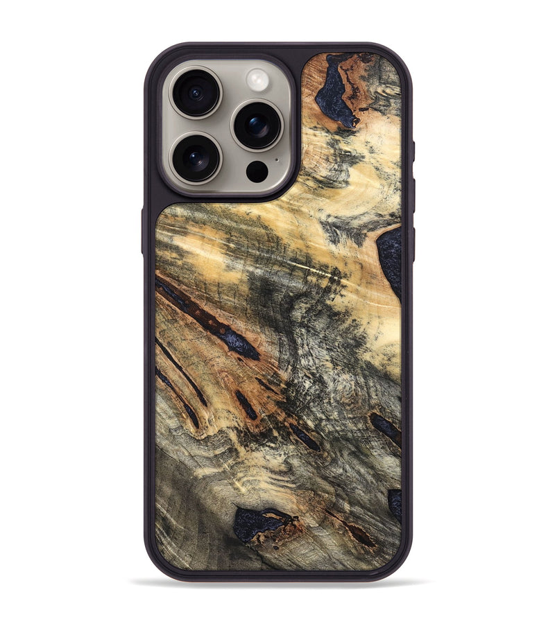 iPhone 15 Pro Max Wood Phone Case - Lea (Wood Burl, 822132)