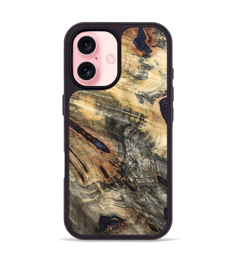 iPhone 16 Wood Phone Case - Lea (Wood Burl, 822132)