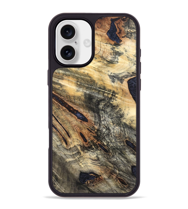 iPhone 16 Plus Wood Phone Case - Lea (Wood Burl, 822132)