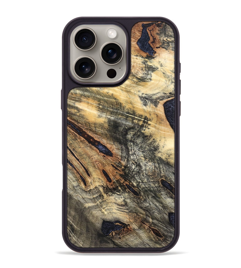 iPhone 16 Pro Max Wood Phone Case - Lea (Wood Burl, 822132)