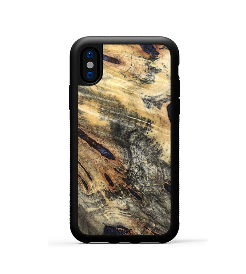 iPhone Xs Wood Phone Case - Lea (Wood Burl, 822132)