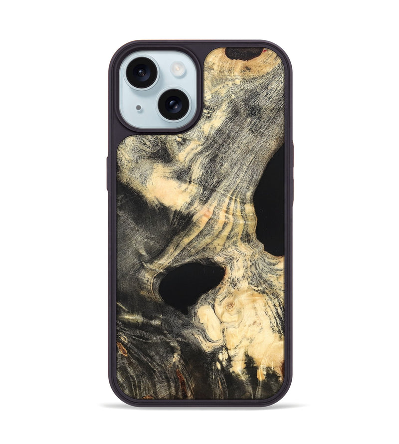 iPhone 15 Wood Phone Case - Susan (Wood Burl, 822133)